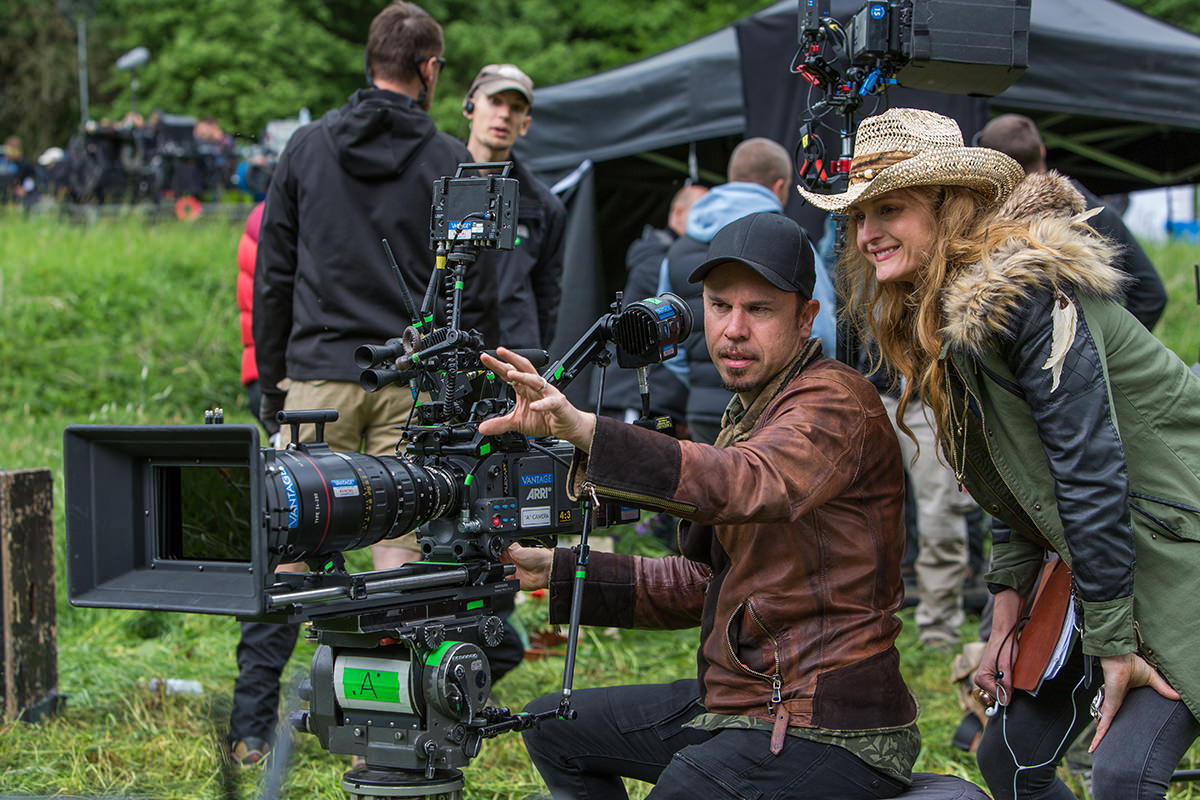 Cinematographer Denson Baker and director Claire McCarthy