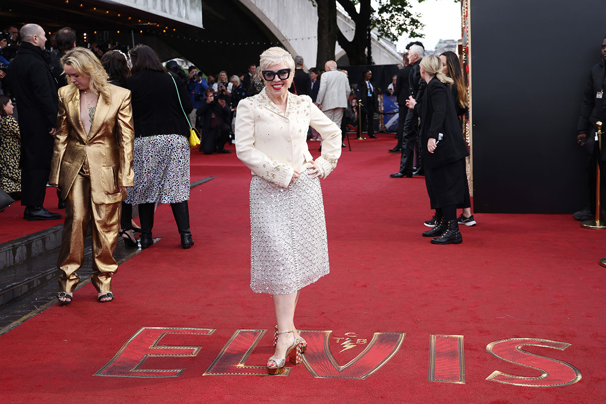 Catherine Martin on the red carpet