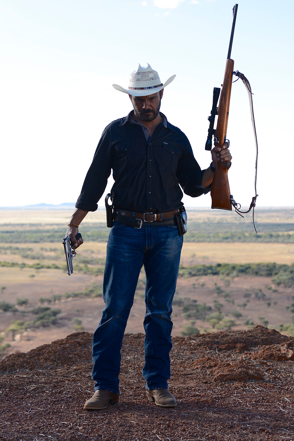 Aaron Pedersen in <em>Mystery Road</em>