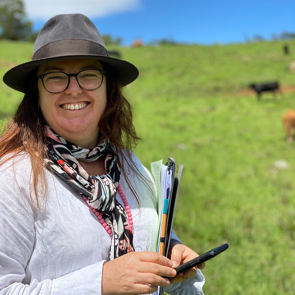 Fiona Donovan on location (image supplied by author)
