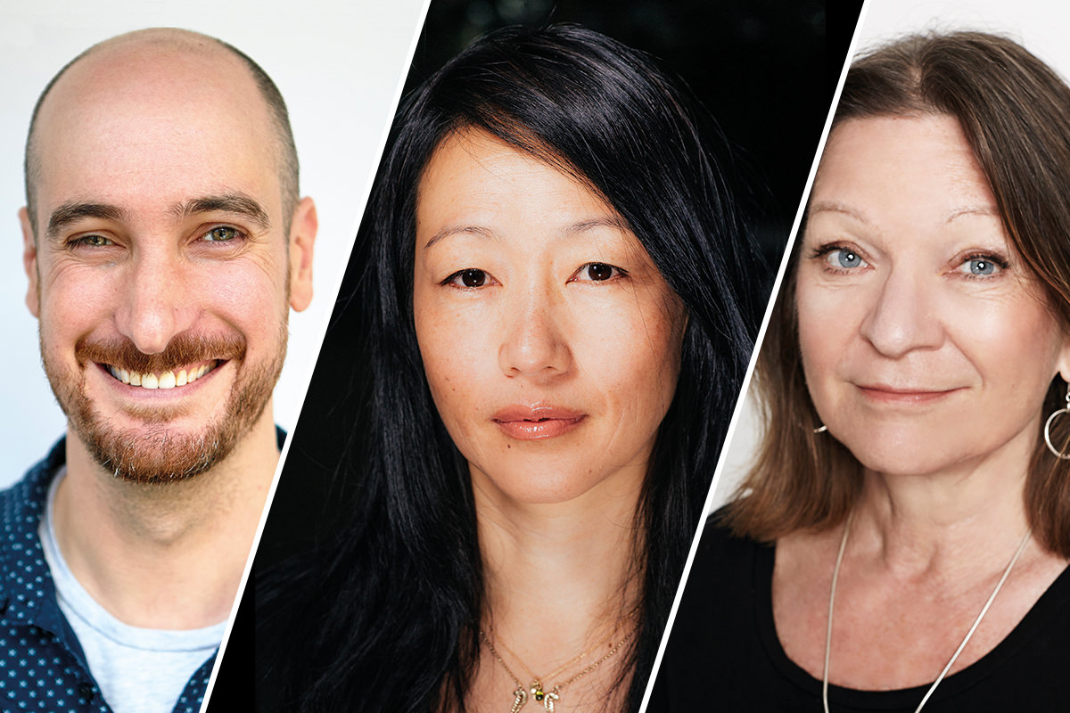 Splice of Lee Naimo, Bernadine Lim and Sally Caplan's headshots