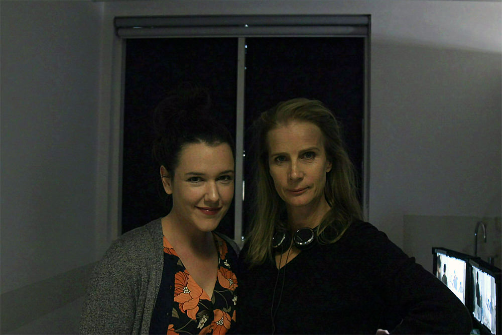 Madeleine Dyer and Rachel Griffiths