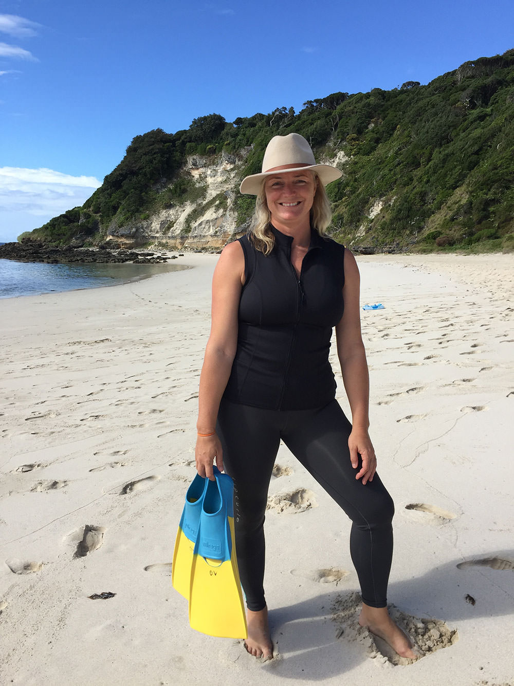 <small>Director Karina Holden on Lord Howe Island/Sarah Henty</small>