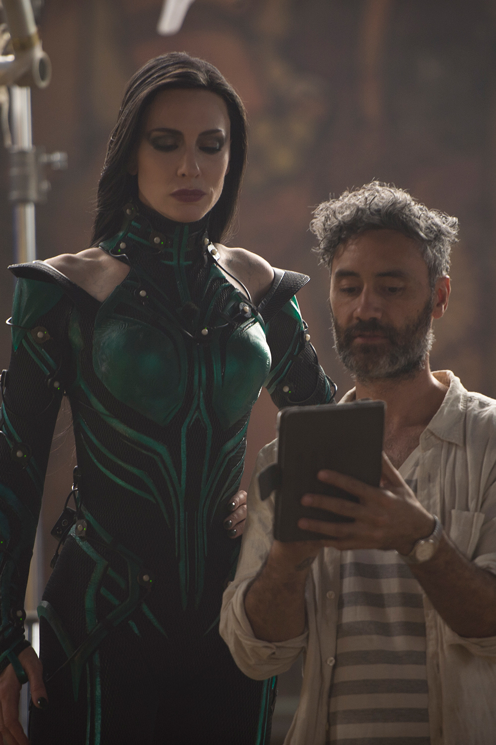 Cate Blanchett and Taika Waititi