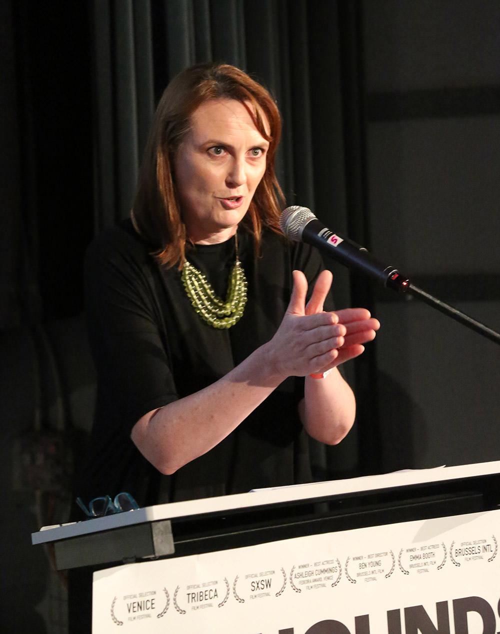 <h6>Producer Melissa Kelly</h6><p><em>Hounds of Love</em> producer Melissa Kelly at the film's premiere in Perth / Label Distribution</p>