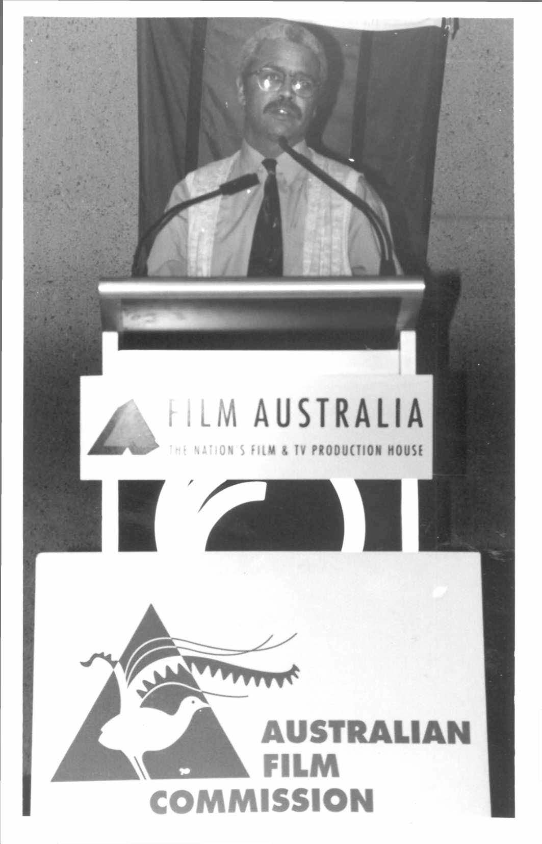 Wal Saunders launches From Sand to Celluloid, 1993.