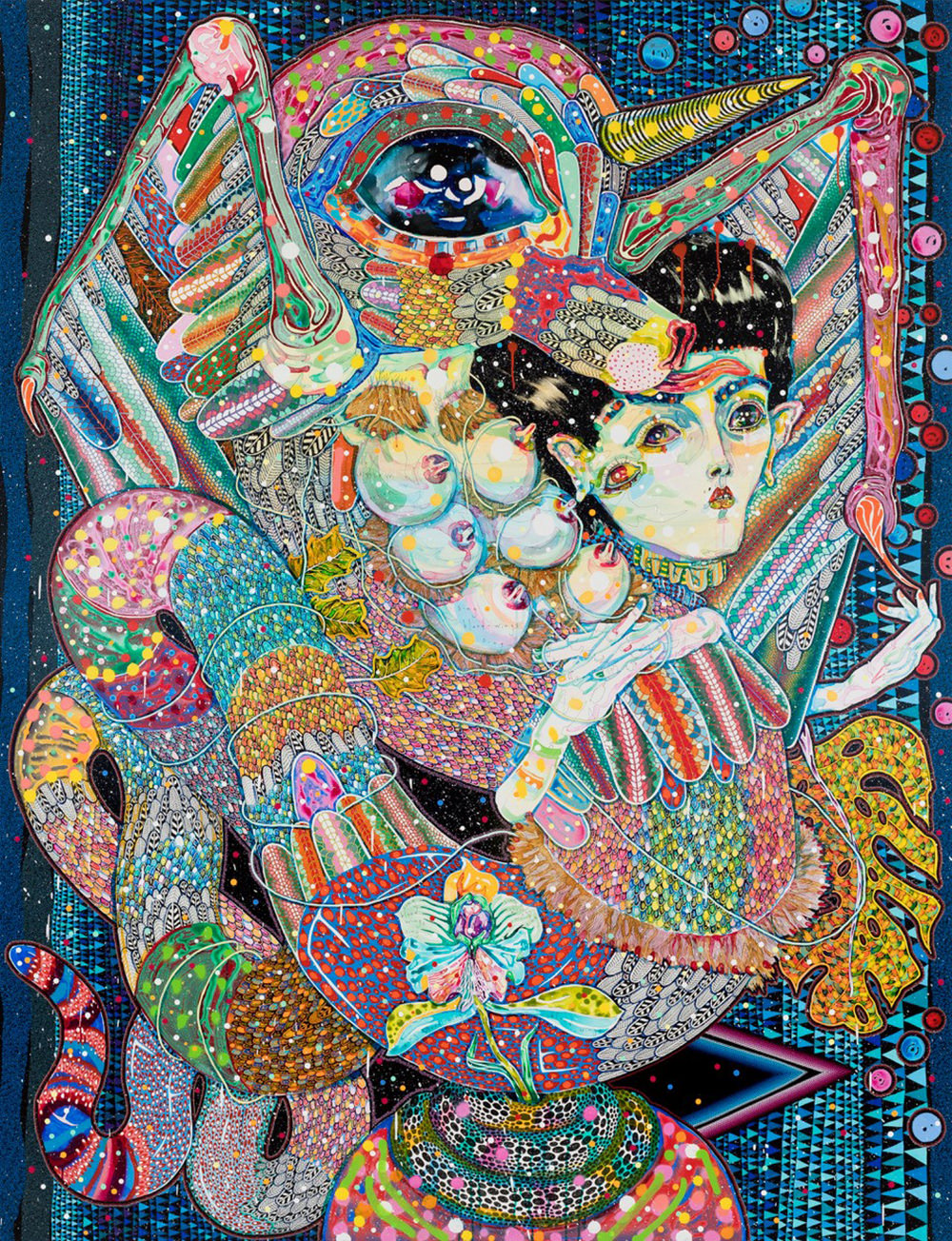 Sing Blood Wings Sing artwork by Del Kathryn Barton