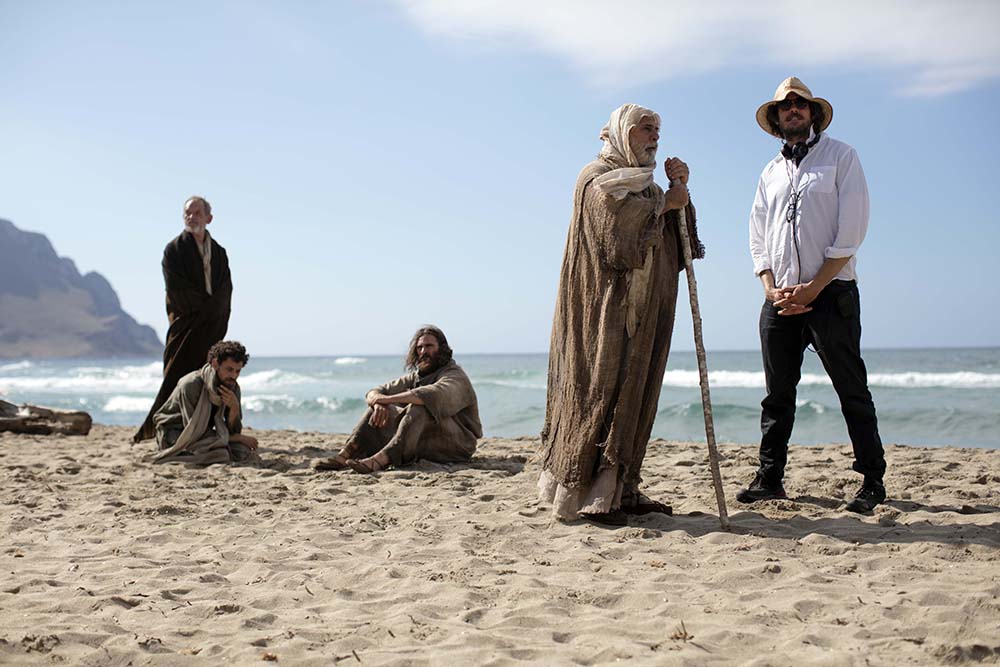 Garth Davis on the set of Mary Magdalene